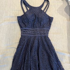 Navy Lace Dress